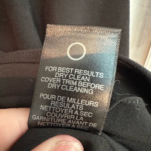 Halston Heritage Black Black Crepe Cut Cocktail Party Dress Size 4 Small S NWOT - Picture 12 of 15